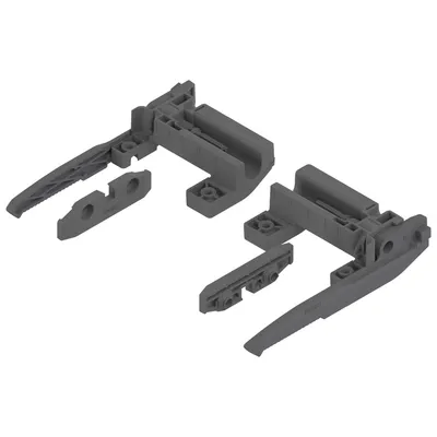 Blokada szuflady tackowej TANDEM 560H, 561H / MOVENTO 760H, 766H - ciemnoszary / gr. boku 16 mm