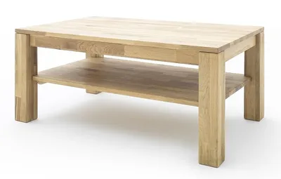 Drewniany stolik prostokątny PAUL 105x65 - dąb sękaty