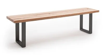 Ławka drewniana CASTELLO 180x40 - antracyt mat