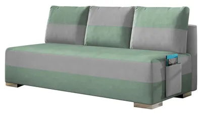 Sofa rozkładana z kieszenią ATILA - tkanina Soro 34/Soro 83