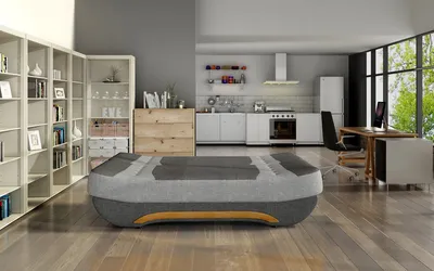 Sofa rozkładana EWA II - tkanina Alova 04/Alova 46