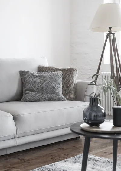 Sofa rozkładana z bokami MEGIS - tkanina Riviera 38