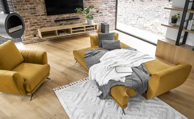 Sofa rozkładana z bokami MEGIS - tkanina Riviera 38