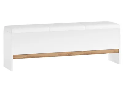 Ławka LIVORNO 65 - dąb wotan/biały mat - TRENDLINE