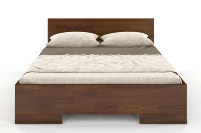 Łóżko drewniane sosnowe SPECTRUM Maxi&Long 160x220 - orzech