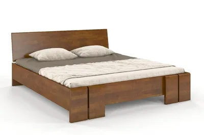 Łóżko drewniane bukowe VESTRE Maxi&Long 160x220 - orzech
