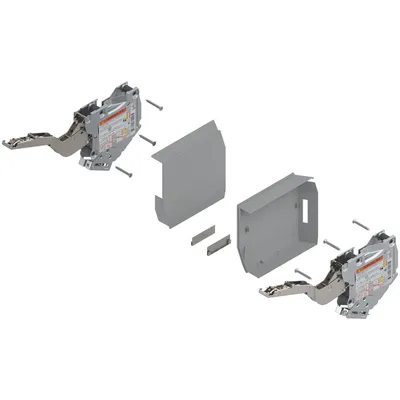 Siłowniki AVENTOS HK-S / LF 220-500 / szare zaślepki / sprężyna słaba
