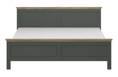 Łóżko 160x200 EVORA S 31 - zielony/dąb lefkas