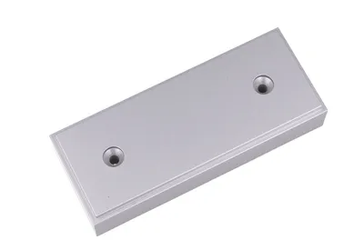 Nóżka prostokątna K160 - chrom mat / wys. 2 cm