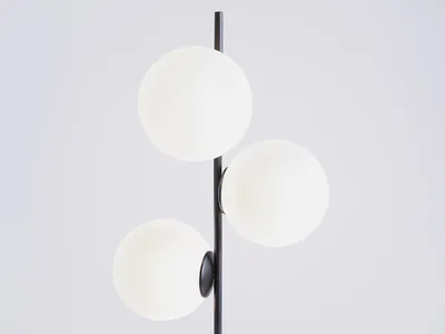 Lampa podłogowa BOBLER - czarny