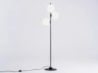 Lampa podłogowa BOBLER - czarny