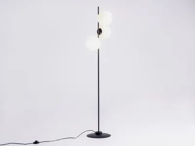 Lampa podłogowa BOBLER - czarny