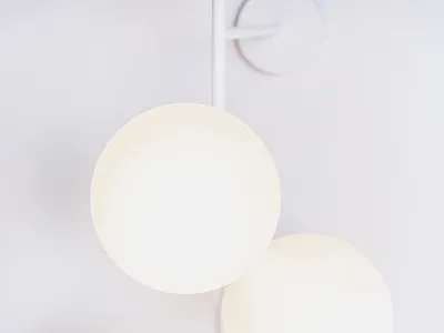 Lampa ścienna BOBLER 1connect - biały
