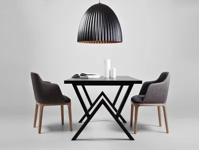 Lampa wisząca PLISSART M - czarny/miedziany