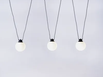 Lampa wisząca COBEN HANGMAN GLASS 3 - czarny