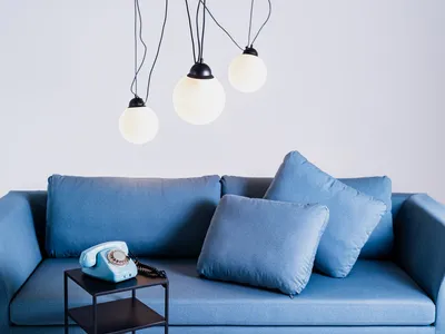 Lampa wisząca POPO GLASS M 3 - czarny