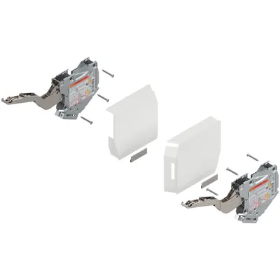 Siłowniki Tip-On AVENTOS HK-S / LF 220-500 / białe zaślepki / sprężyna słaba