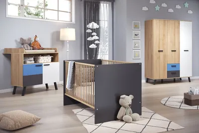 Łóżeczko dziecięce MATS BABY 140x70 - szary