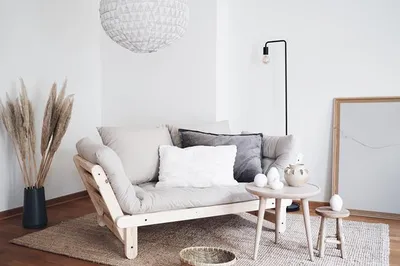 Sofa rozkładana BEAT - czarny stelaż