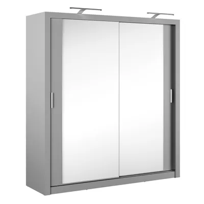 Szafa przesuwna 2-drzwiowa IDEA ID-16 - szary