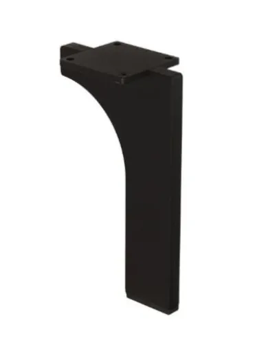 Nóżka meblowa NS34 Czarny Mat H=120 mm Stal grubość 4 mm