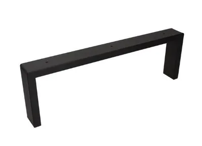 Noga meblowa NS40 Czarny Mat H=120 mm Szerokość 370 mm