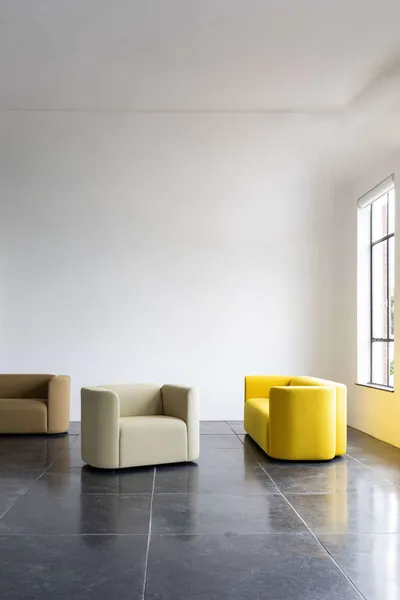 Sofa SLICE 3 osobowa brązowa