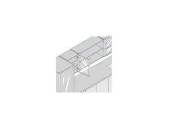 Zawias do wąskiej ramki alu CLIP Top - czarny onyks / 95° / ze sprężyną / drzwi nakładane