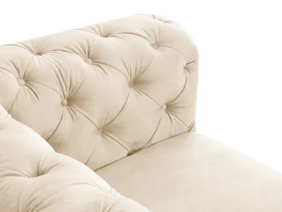 Aksamitna sofa 2-osobowa VIOLANE