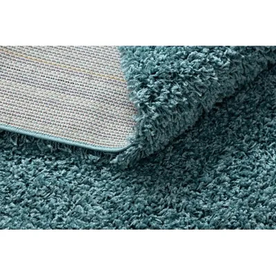 Dywan AZURE shaggy 5cm - niebieski