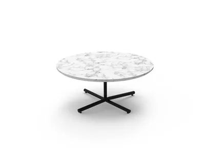 Stolik kawowy PEAK 70 - marmur carrara bianco