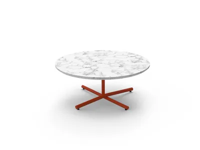 Stolik kawowy PEAK 70 - marmur carrara bianco