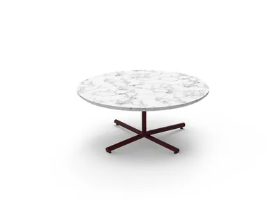 Stolik kawowy PEAK 70 - marmur carrara bianco