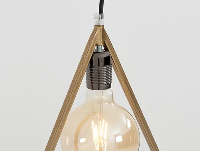 Lampa wisząca TRIAM - złoty