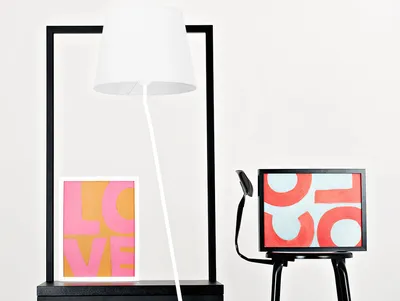 Lampa podłogowa SHADE FLOOR - biały