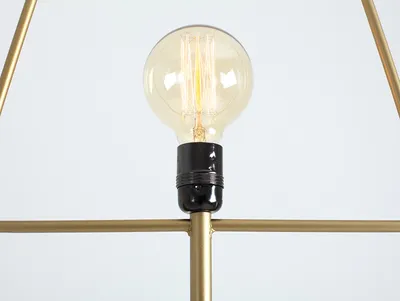 Lampa podłogowa FIRKANT FLOOR - złoty