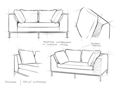 Sofa 3-osobowa AMBIENT WOOD