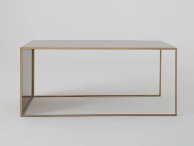 Stolik 2 WALL METAL 100x60 - złoty