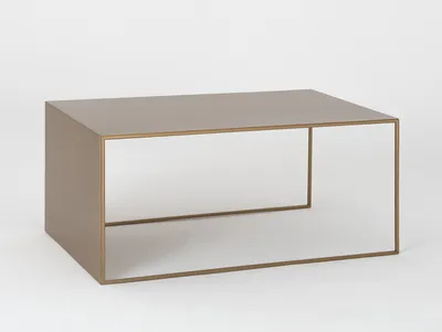 Stolik 2 WALL METAL 100x60 - złoty