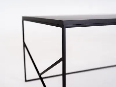 Stół kawowy FANCY BASIC 100x60 - czarny