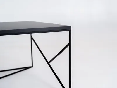 Stół kawowy FANCY BASIC 140x80 - czarny