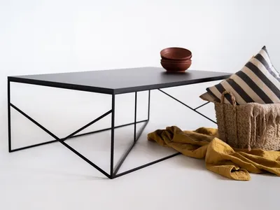 Stół kawowy FANCY BASIC 140x80 - czarny