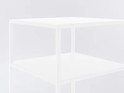 Stolik TENSIO 2 FLOOR METAL 30 - biały