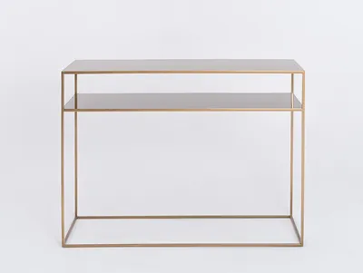 Konsola TENSIO 2 FLOOR METAL 100x35 - złoty