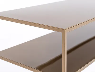 Konsola TENSIO 2 FLOOR METAL 100x35 - złoty