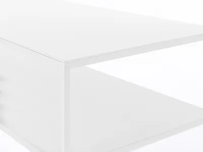 Konsola TENSIO 2 FLOOR METAL 100x35 - biały