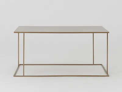 Stół kawowy WALT METAL 100x60 - złoty