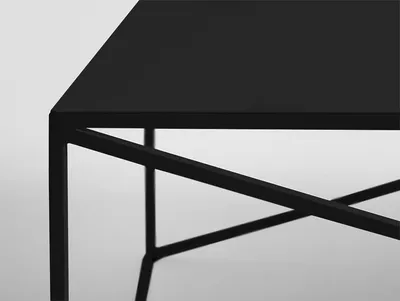 Stolik MEMO METAL 140 - czarny