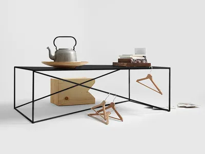 Stolik MEMO METAL 140 - czarny