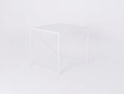 Stolik MEMO METAL 50 - biały